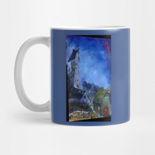 Little Arkham Ville Inspired Cthulhu Mythos Art Mug